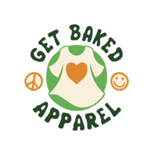 Get Baked Apparel logo with transparent background