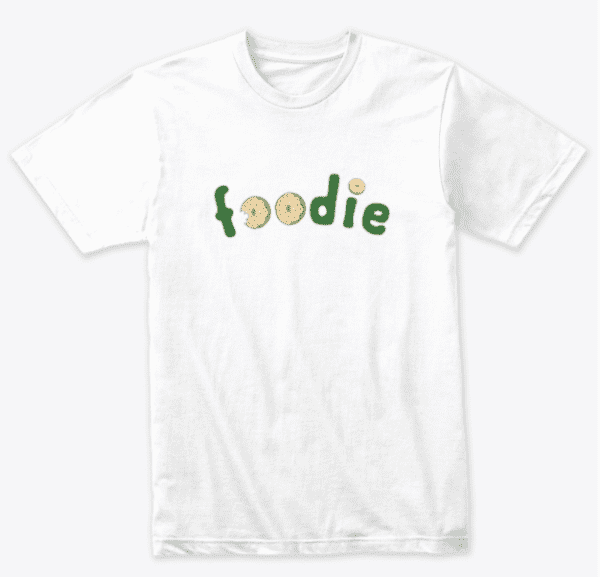 foodie unisex tshirt white