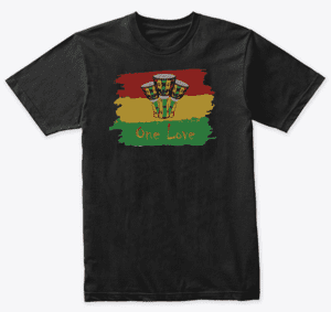 One Love black tee